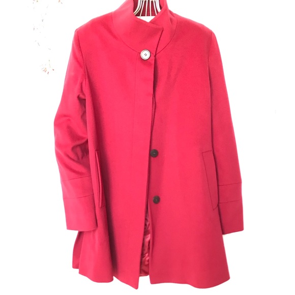 Fleurette | Jackets & Coats | Fleurette Placket Front Wool Car ...